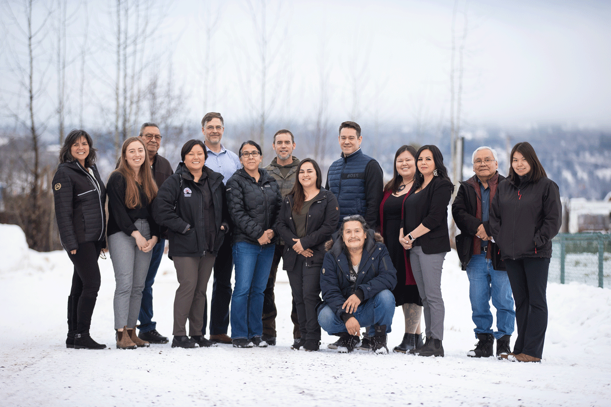 Gitanyow Hereditary Chiefs, staff and representatives of Skeena Resources at the launch of the GWSAP. (Photo: Camus Photography)